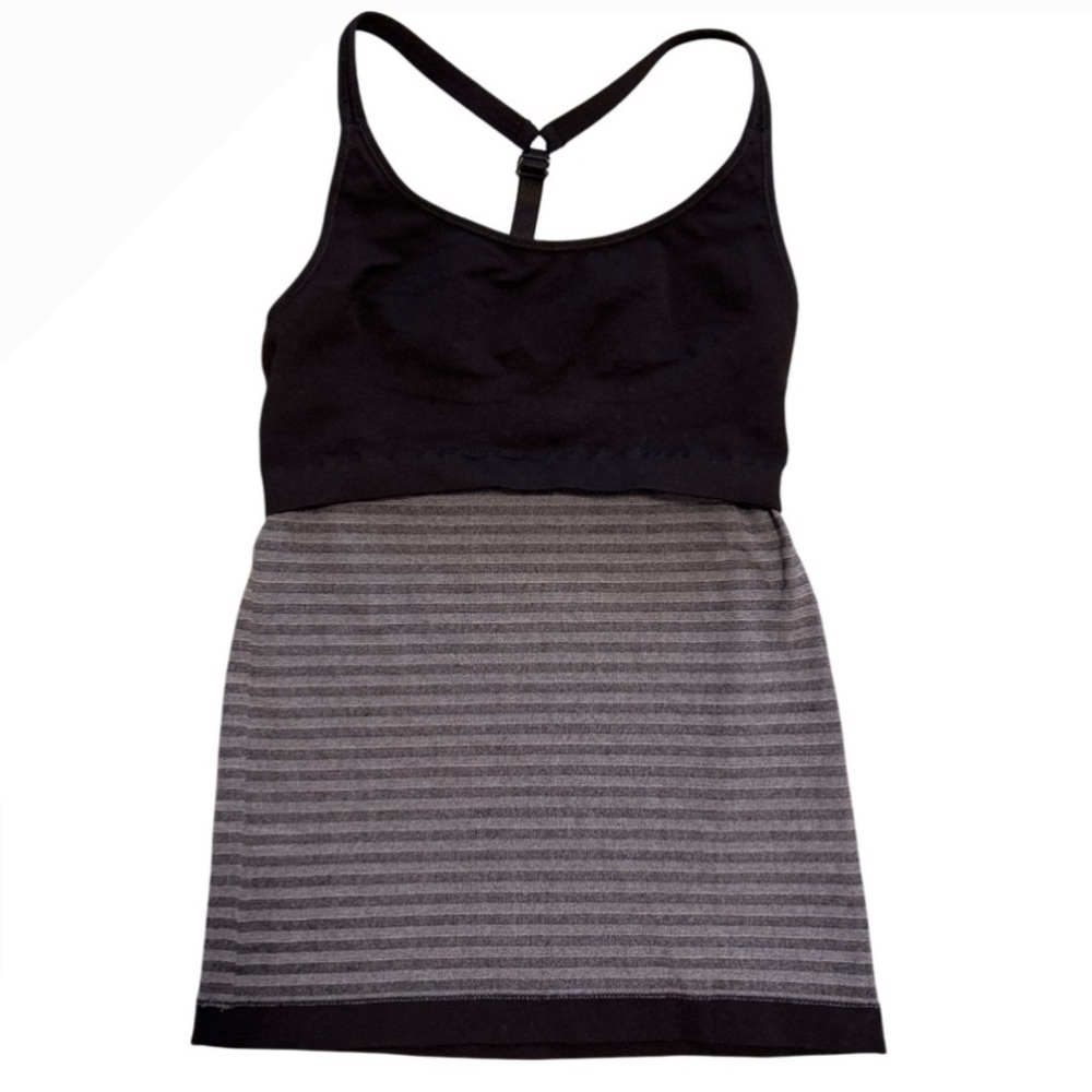 ATHLETA Up Tempo Striped Racerback Sports Tank - Size M - Picture 6 of 8